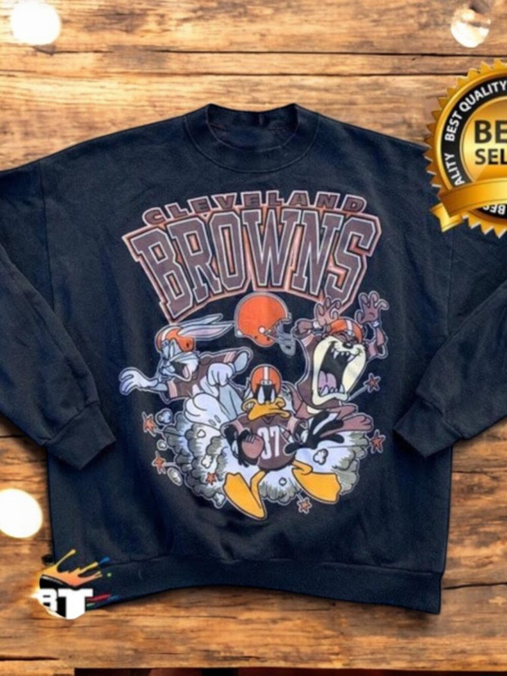 Vintage Cleveland Browns Looney Tunes Sweatshirt, Cleveland Browns Shirt REPRINT